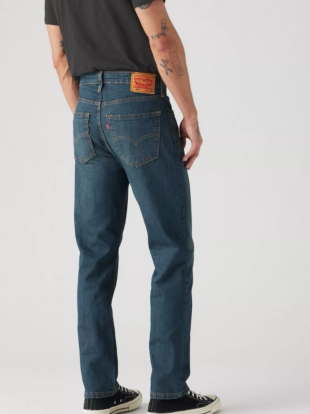 Levi's Men's 541 Athletic Taper Jeans in Medium Blue Denim